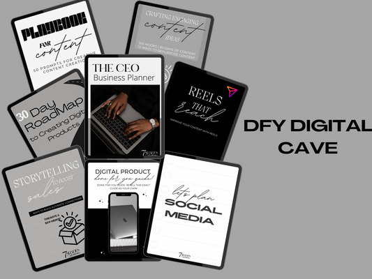 8 DFY Digital Products Cave